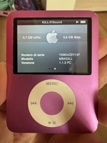 Ipod nano 3rd generazione - 3rd, 8gb